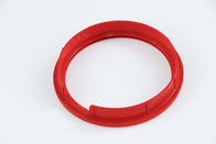 圧力鍋の平らなゴム製Oリング、蝶弁のための赤い高温Oリング